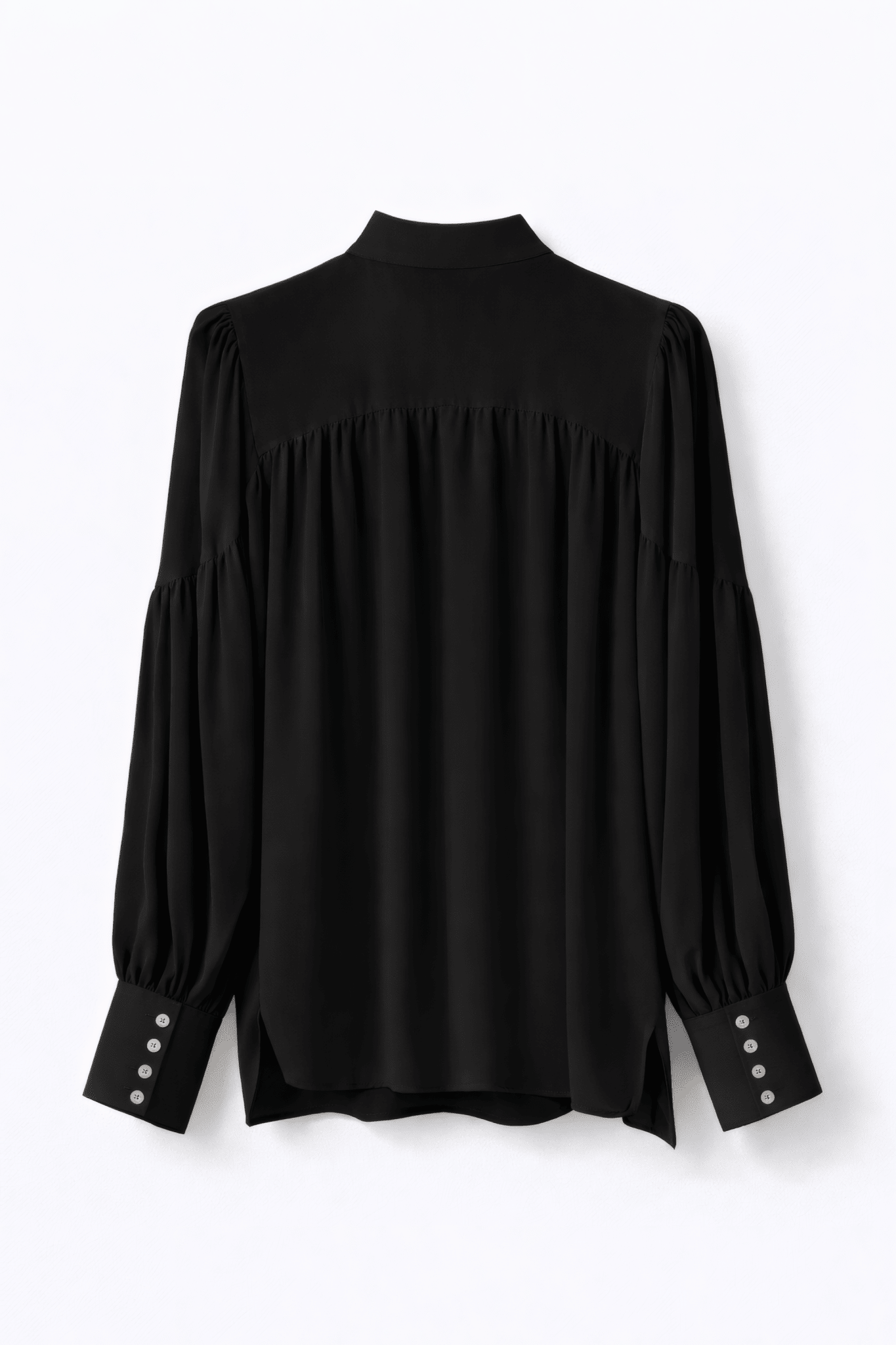 Wide Chiffon Shirt | Elora Venecci